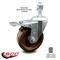 Service Caster 4 Inch High Temp Phenolic Swivel 12mm Stem Caster with Total Lock Brake SCC SCC-TSTTL20S414-PHRHT-M1215 - alternate 3